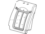 AL3Z1666800B - Body: Seat Back Pad for Ford: F-150 Image