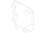 2478859502 - Attachment Parts: Towing Eye Cover for Mercedes-Benz: GLB250, GLB35 AMG Image
