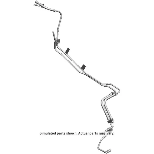15117904 - : Front Driver Side Fuel Feed and Evaporative Emission Pipe for GM Image