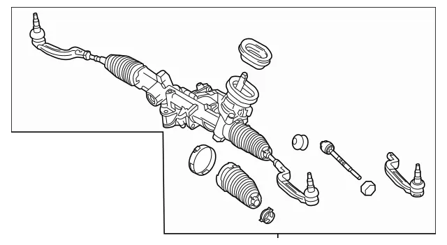 2464604701 - : Steering Gear for Mercedes-Benz: CLA250 Image