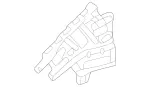 9107680000 - Body: Control Module Bracket for Mercedes-Benz Image