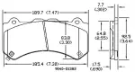 13051067 - : Disc Brake Pad Set for OmniParts Image