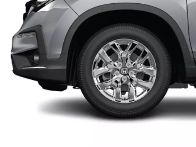 8W20TG7102A - Wheels: 20 Inch Chrome Look Alloy Wheels for Honda: Passport, Pilot Image