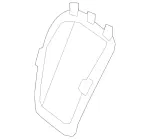 20591039027H52 - Body: Trim Cover for Mercedes-Benz Image
