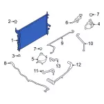 NK4Z8005B - : Radiator for Ford: E-Transit Image