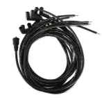 5041K - : Spark Plug Wire Set - 8mm - Universal - Black Wire with Black 90 Deg Boots for ACCEL Image