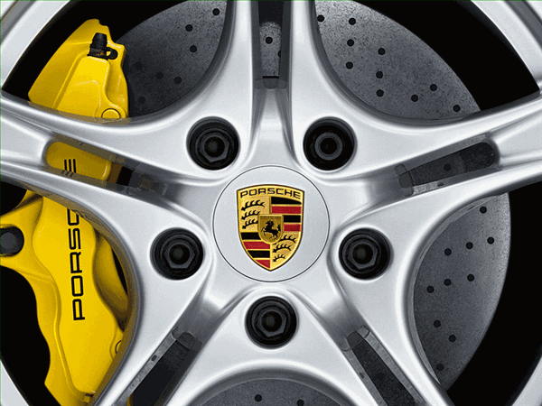 Wheel Centers Caps - Round - Porsche (000-044-607-02)