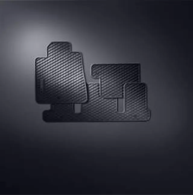 GM Accessories 22890525 - Third-Row One-Piece Premium All-Weather Floor Mat in Jet Black [2013-17 Acadia] - GM (22890525)