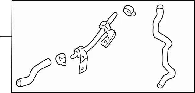 497214W060 - Steering: Upper Return Hose for INFINITI: QX4 Image