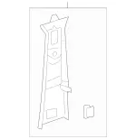 16669043017L34 - Body: Upper Center Pillar Trim for Mercedes-Benz: GL 350, GL 450, GL 550, GL 63 AMG&amp;reg;, GLS 350d, GLS 450, GLS 550, GLS 63 AMG&amp;reg; Image image