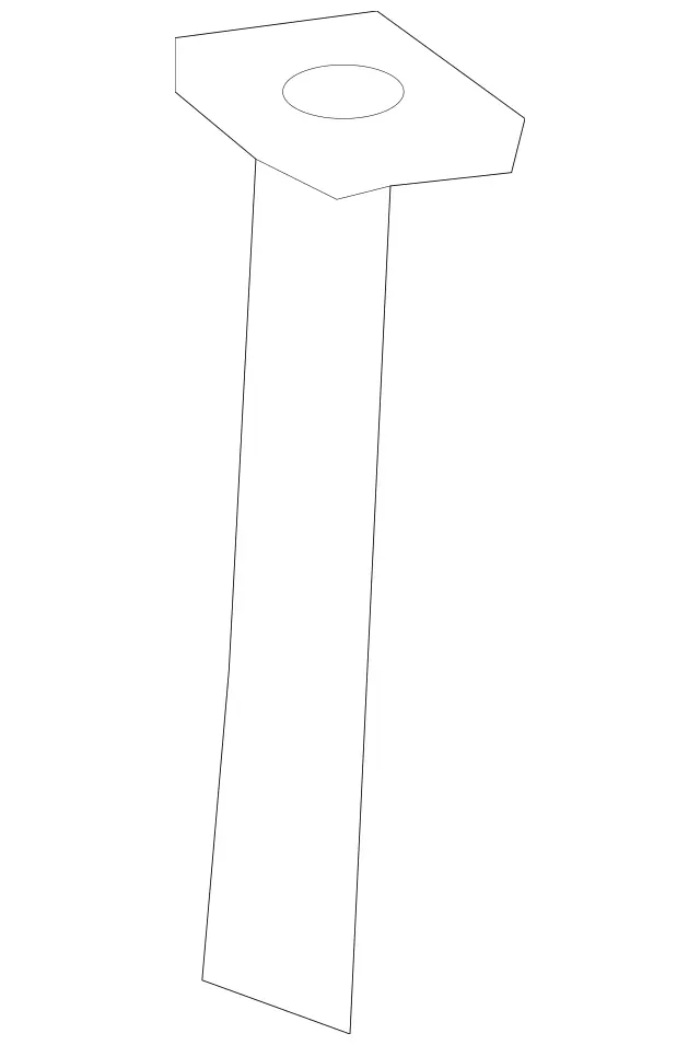 25197013417E94 - Body: Headrest Guide for Mercedes-Benz Image