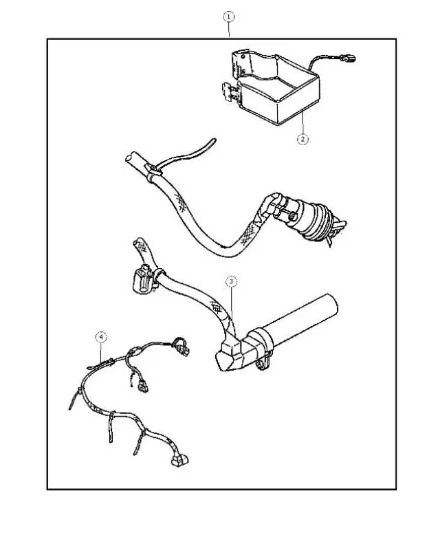 4609113AA - : Engine Block Heater Cord for Mopar Image