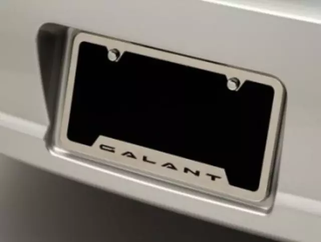 AGL02YCC01 - Exterior: License Plate Frame for Mitsubishi Image