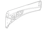 23172055017M83 - : Door Trim Panel for Mercedes-Benz Image