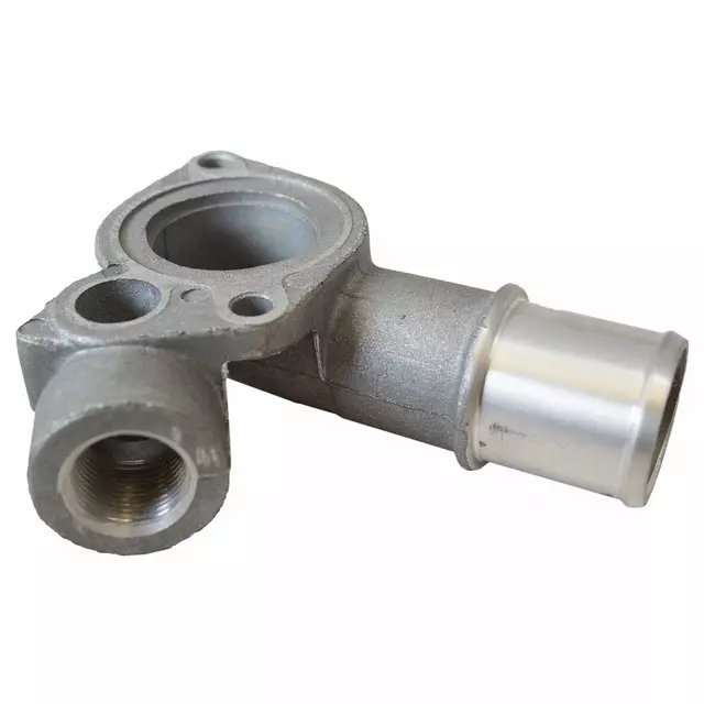 F5TZ8592BC - Cooling System: Thermostat Housing for Ford: Bronco, E-150 Econoline, E-150 Econoline Club Wagon, E-250 Econoline, E-250 Econoline Club Wagon, E-350 Econoline, E-350 Econoline Club Wagon, F-150, F-250, F-350 Image