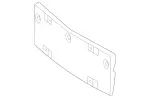 2478804200 - Attachment Parts: License Plate Holder for Mercedes-Benz: GLB250, GLB35 AMG Image
