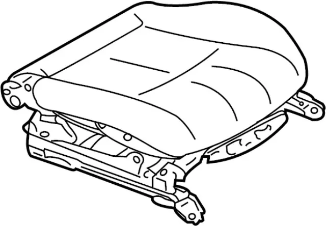 H73001A48A - Body: Lower Seat Assembly for INFINITI: G37, Q60 Image