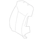 1649100516 - Driver Seat: Padding for Mercedes-Benz: ML63 AMG, R320, R350, R500 Image