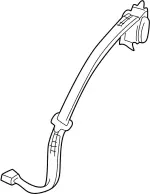 888425Y700 - Electrical: Center Seat Belt for Infiniti Image