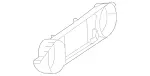 17268050009116 - Body: Trim Plate for Mercedes-Benz Image