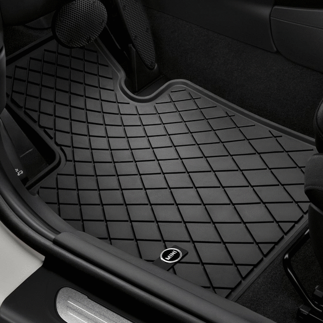 51472411340 - : Essential Black All Weather Floor Mats - Rear for Mini Image