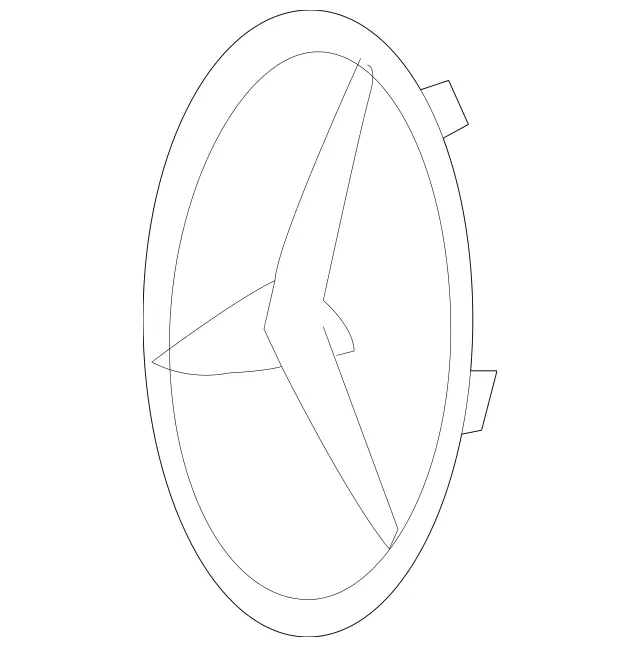 2078170016 - Attachment Parts: Mercedes Star for Mercedes-Benz: C250, C300, C350, C63 AMG, CL550, CL600, CL63 AMG, CL65 AMG, E550, G55 AMG, G550, G550 4x4, G63 AMG, G65 AMG, GLK250, GLK350, Metris Image image