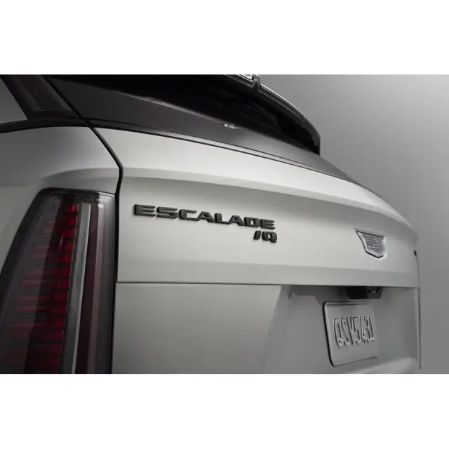 86508655 - Exterior: Escalade Iq Emblem - Hudson Metallic for Cadillac: ESCALADE IQ Image