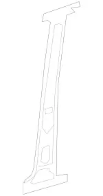 4476306201 - Body: Inner Center Pillar for Mercedes-Benz Image