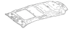 21369025509H93 - Body: Headliner for Mercedes-Benz Image