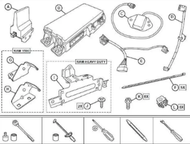 Module Kit - Mopar (82215796)