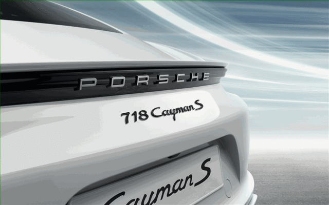 98204480082041 - Exterior: Painted Model Designation for Porsche: 718 Cayman Image