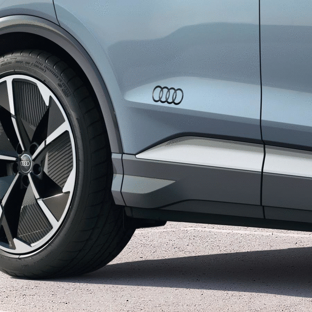 89A064317Y9B - Exterior: Audi Rings Decal - Black for Audi Image