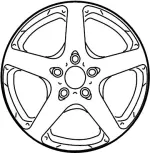 40300AL026 - : Wheel, Alloy for Infiniti Image