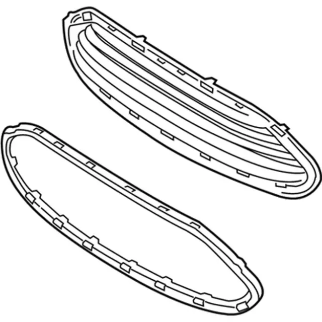 G2BZ17B968AA - Body: Upper Grille for Ford: Fiesta Image