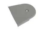 84078786 - : Dark Ash Gray Front Center Seat Armrest Hinge Finish Inner Cover for GM Image