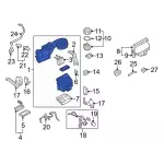 7L2Z19850B - HVAC: Housing Assembly for Ford: Explorer, Explorer Sport Trac | Mercury: Mountaineer Image