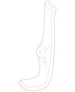 2106201385 - : Strut for Mercedes-Benz: E420, E430 Image