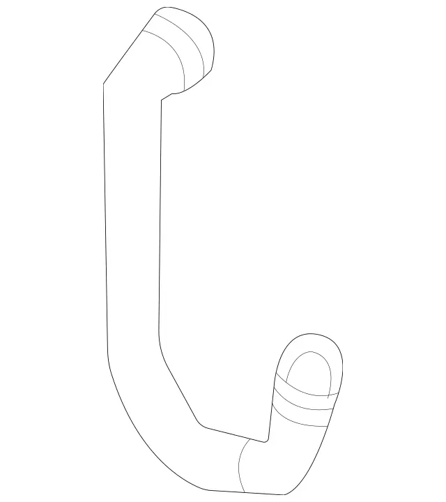 1675016203 - Radiator: Coolant Line for Mercedes-Benz: GLE350, GLE450, GLE450e, GLE53 AMG, GLE580, GLE63 AMG S, GLS450, GLS580, GLS63 AMG, Maybach GLS600 Image image