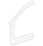 2176306900 - Body: Hinge Pillar for Mercedes-Benz Image