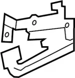 243881CA1A - Electrical: Relay Box Side Bracket for Infiniti Image