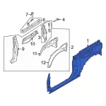 M2DZ9827846A - Body: Quarter Panel for Ford: Bronco Image