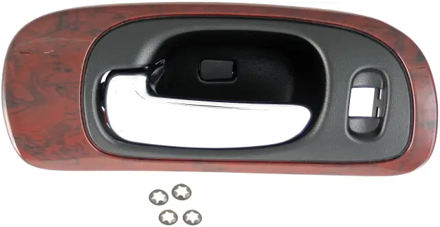 82094 - : Interior Door Handle Black Lever, Woodgrain Housing for Dorman Image