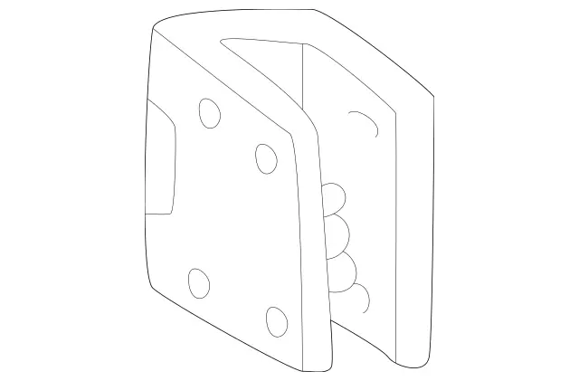 4637200137 - Body: Lower Hinge for Mercedes-Benz Image