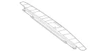 2126909700 - Body: Scuff Plate for Mercedes-Benz Image