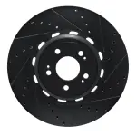 63310006R - : DFC Brake Rotor - Drilled and Slotted - Black for DYNAMIC FRICTION Image