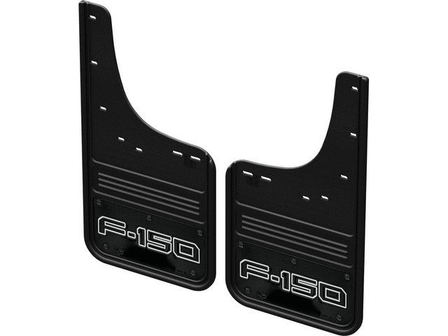 VPL3Z16A550B - : Rear Pair Splash Guards With F-150 On Black for Ford Image