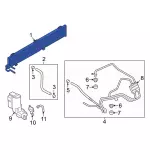 GN1Z7A095L - Automatic Transmission: 2018-2022 Ford EcoSport - Oil Cooler for Ford: EcoSport Image