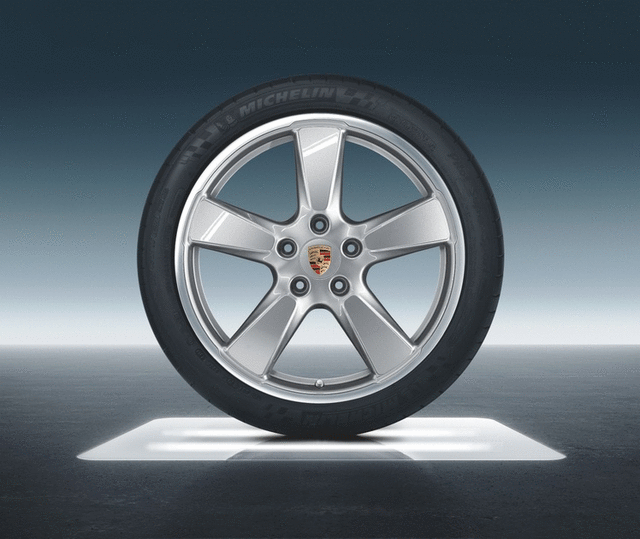 97004460263 - Wheels: 20-Inch Sport Classic Summer Wheel-And-Tire for Porsche: Panamera Image