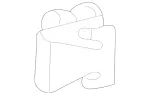 79885078 - Hardtop: Turn Retainer, Fastener for Mercedes-Benz Image