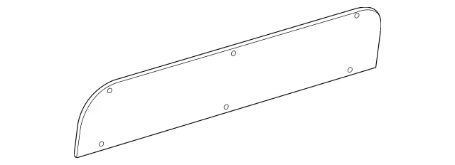 90673726717J69 - Body: Top Finish Panel for Mercedes-Benz: Sprinter 2500, Sprinter 3500 Image image